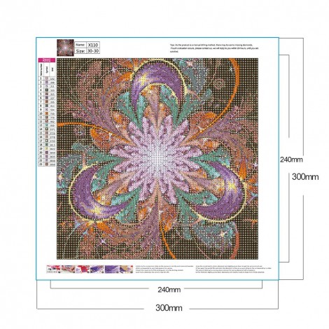Umbrella Crowd - Full Round Diamond - 30*40cm