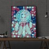 DIY Snow Silver Pendant Luminous Painting Kit Full Round Diamond Decor