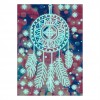 DIY Snow Silver Pendant Luminous Painting Kit Full Round Diamond Decor