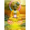 Buddha Statue  - Full Round Diamond - 30x40cm