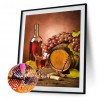 Wine Bottle - Full Round Diamond - 40x50cm