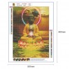 Buddha Statue  - Full Round Diamond - 30x40cm