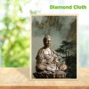 Buddha Statue  - Full Round Diamond - 30x40cm