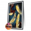 Feather Hanging Digital - Full Round Diamond - 45x85cm