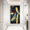 Feather Hanging Digital - Full Round Diamond - 45x85cm