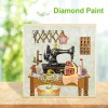 Sewing Machine  - Full Round Diamond - 30x30cm