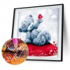 DIY5D Heart Bear Diamond Painting