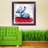 DIY5D Heart Bear Diamond Painting