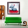 DIY5D Heart Bear Diamond Painting