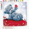 DIY5D Heart Bear Diamond Painting