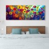 Oil Painting Chrysanthemum - Full Round Diamond - 110*50cm