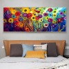 Oil Painting Chrysanthemum - Full Round Diamond - 110*50cm