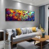 Oil Painting Chrysanthemum - Full Round Diamond - 110*50cm