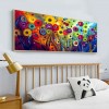 Oil Painting Chrysanthemum - Full Round Diamond - 110*50cm