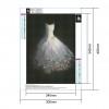 Wedding Dress - Full Round Diamond - 30x40cm