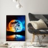 Moon Bedroom - Full Round Diamond - 30x40cm
