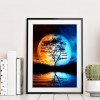 Moon Bedroom - Full Round Diamond - 30x40cm