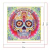 Skull - Special Shaped Diamond - 30x30cm