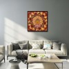 Buddha Head Lotus - Full Round Diamond - 30x30cm