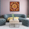 Buddha Head Lotus - Full Round Diamond - 30x30cm