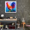 Rooster - Full Round Diamond - 30x30cm