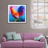 Rooster - Full Round Diamond - 30x30cm