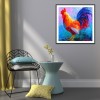 Rooster - Full Round Diamond - 30x30cm