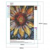 Sunflower  - Full Round Diamond - 30x40cm