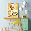 Random Pattern 5D DIY Full Round Diamond Painting Beadwork 30x40cm