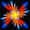 Colorful Arrows - Full Round Diamond - 30x30cm