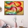 Sequins Heart - Full Round Diamond - 40x30cm