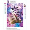 Coloured Dreamy Butterflies Book 5D Round Diamond Painting DIY