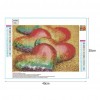 Sequins Heart - Full Round Diamond - 40x30cm