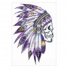 Indian Skull - Special Shaped Diamond - 30x40cm