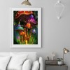Mushroom House - Full Square Diamond - 40x50cm