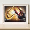 Wine Glass - Full Round Diamond - 40x30cm