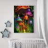 Mushroom House - Full Square Diamond - 40x50cm