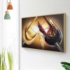 Wine Glass - Full Round Diamond - 40x30cm