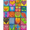 Heart - Full Round Diamond - 40x50cm