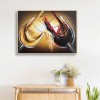 Wine Glass - Full Round Diamond - 40x30cm