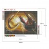 Wine Glass - Full Round Diamond - 40x30cm