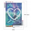 Love - Full Round Diamond - 30x40cm