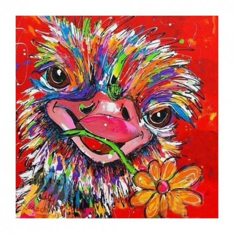 Colorful Duck  - Full Diamond Painting - 30x30cm