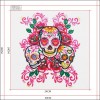 Skull - Special Shaped Diamond - 30x30cm