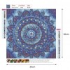 Abstract - Full Round Diamond - 30x30cm
