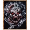 Novelty Skull - Full Round Diamond - 40x30cm