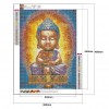 Buddha  - Full Round Diamond - 30x40cm