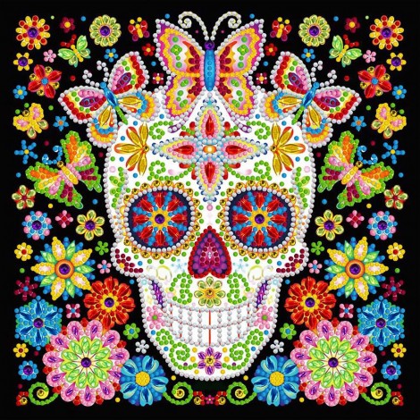 Skeleton - Special Shaped Dimond - 30*30cm