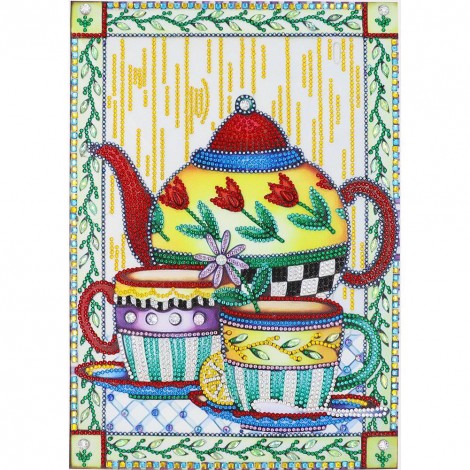 Kettle - Special Shaped Diamond - 30x30cm