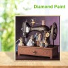 Sewing Machine  - Full Round Diamond - 30x30cm